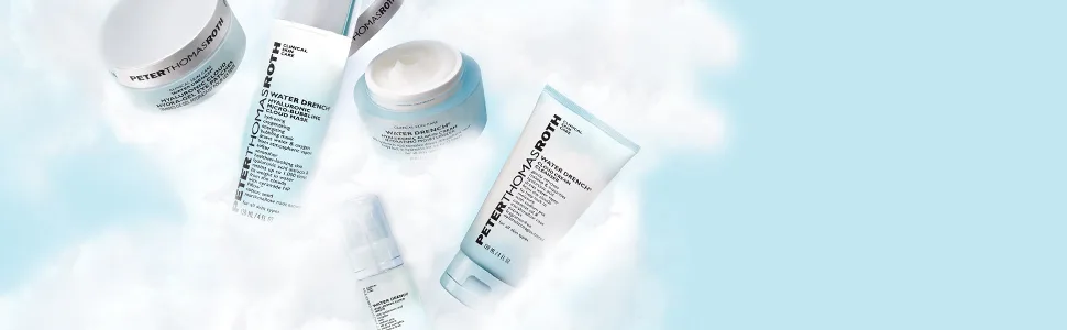 Peter Thomas Roth | Water Drench Broad Spectrum SPF 45 Hyaluronic Cloud Moisturizer | SPF Moisturizer For Face, Lightweight Sunscreen For Face - Peter Thomas Roth, water drench
