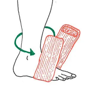 Hydas 1503 - Ankle support bandage medical device 1 pair 2 pieces (1 pack) - product information 3