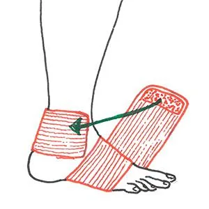 Hydas 1503 - Ankle support bandage medical device 1 pair 2 pieces (1 pack) - product information 4