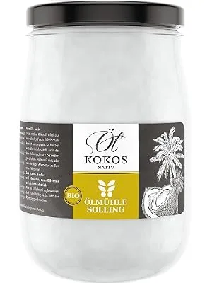  lm hle Solling virgin coconut oil 1000 ml 1 l (1 pack) - Solling Kokosöl