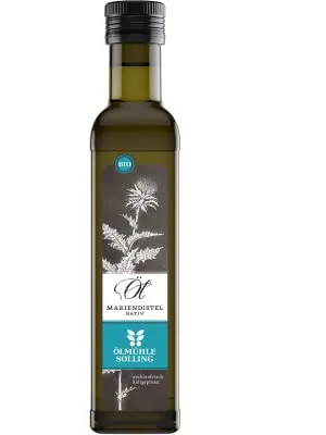  lm hle Solling milk thistle oil - cold pressed - virgin - ORGANIC - Naturland 1 pack (1 x 250 ml) - Bio Mariendistelöl Ölmühle Solling 250 ml