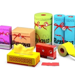 Renova handkerchiefs Red Label purple scent lavender 6 packs 54 pieces Purple - Red Label-Reihe