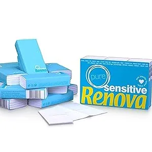 Renova tissues Sensitive Pure - 6 packs of white tissues 1 piece (pack of 6) - Pure Sensitive Taschentücher