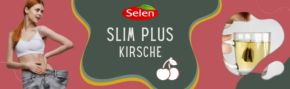 Selen Slim Plus Cherry Herbal Tea 20 Tea Bags Cherry 20 Pieces (1 Pack) - slim plus kirsche te