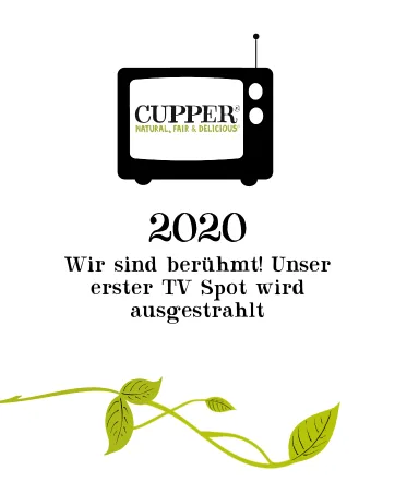 Cupper organic fruit tea "Fresh Glow" ginger tea apple lemon grass environmentally friendly fairly traded 20 unbleached tea bag ginger 20 pieces (1 Pack) - Cupper Bio Tee kommt ins Fernsehen