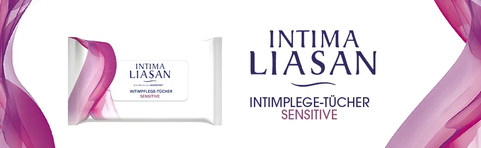 Intima Liasan by Sagrotan Intimate Care Wipes Sensitive Soap-free and Alcohol-free 30 pieces - Header