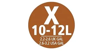 Brabantia garbage bag Perfectfit Donation pack (White - Code X - 10L / 12L) Extra strong garbage bags with a train tape (40 garbage bags) White - Code X 40 pieces (1 SPACE) - Bin Liner - Code X, Size X, 10-12L - Resized for A+ content page1