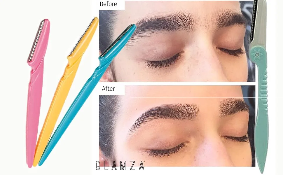 Glamza No Flick Eyebrow Razors 3 Pack - product information 6