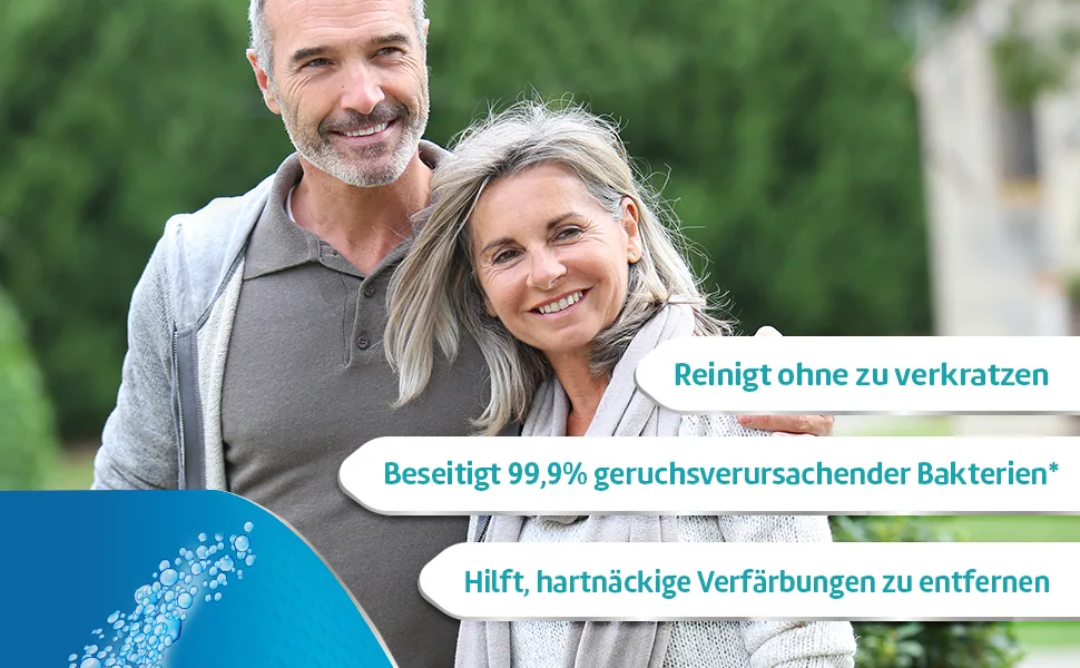 Corega cleaning tabs 3 minutes for removable dentures/third teeth denture cleaning tablets 1x66 66 pieces (1 pack) - reinigt ohne zu verkratzen