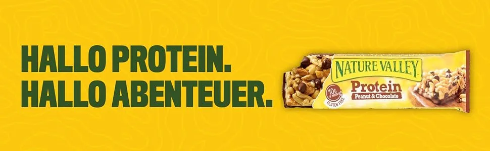 Nature Valley Protein Peanut & Chocolate 4 x 40g Peanut & Chocolate 40 g (pack of 4) - NV Banner Image