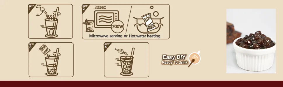 3:15 PM - Roasted Bubble Tea - (1 X 210 GR) Roasted Bubble Tea 1-Pack - bubble tea instant