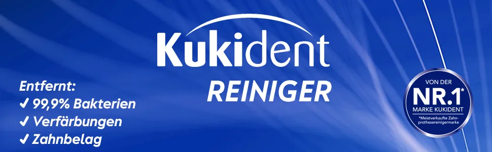 Kukident active plus cleaning tablets - tabs for cleaning dentures denture & denture - 1 x 99 tablets |99 pieces (1 Pack) - Kukident Reiniger - Entfernt: - 99,9% Bakterien, - Verfärbungen, - Zahnbelag
