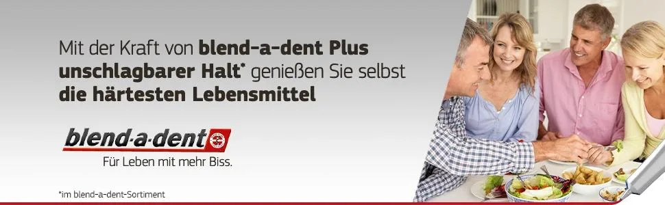 Blend-a-dent Premium Adhesive Cream UNBEATABLE hold New - Bled-a-dentent