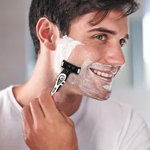 BIC Flex 5 disposable razor men 6 wet razors with 5 blades each with aloe vera & vitamin E for a gentle shave 3 pieces (2 -pack) single - tips
