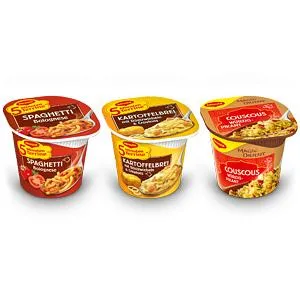 Maggi 5 Minute Terrine Mashed Potatoes with Leaf Spinach Pack of 8 (8 x 47 g) - 5 Minuten Terrine