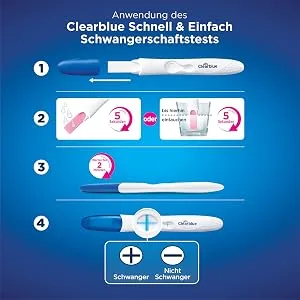 Clearblue pregnancy test Early detection early test pregnancy test 3x early pregnancy test / early pregnancy test advantage pack 99 % reliable determine pregnancy 25 miu / ml 3 visual - CB6 2cts - retail