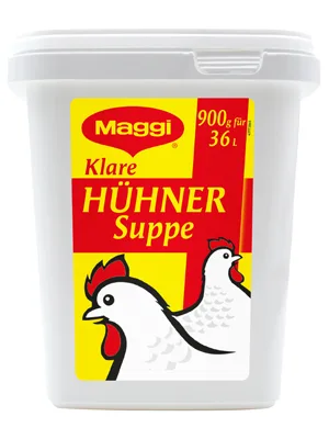 Maggi Clear Chicken Soup instant soluble 1 pack (1 x 900g Gastro Box) 900 g (1 pack) - Klare Hühnersuppe