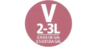 Brabantia garbage bag Perfectfit Multipack (Code V - 2L / 3L) Extra strong garbage bags with a pull tape 10 rolls (200 garbage bags) White - Code V 20 pieces (10 pack) - Bin Liner - Code V, Size V - 2-3L Resized for A+ content page1