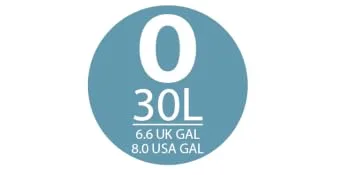 Brabantia 138485 Garbage bags white 120 white - Code O 20 pieces (pack of 6) - Bin Liner - Code O, Size O, 30L - Resized for A+ content page1