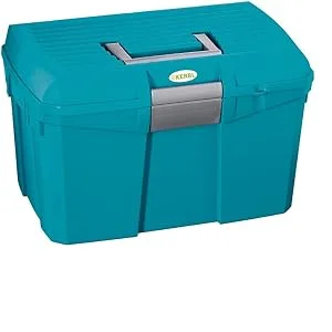 Kerbl 328267 Grooming box Siena with removable insert capri blue 1 piece (1 pack) - product information 2