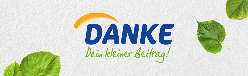 Thanks handkerchiefs in the rectangular box 4 -layer - 12 x 80 pieces - paper handkerchiefs made of 100 % recycling paper environmentally friendly dermatologically tested 960 pieces (1 Pack) - Danke Household Towel