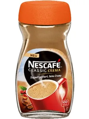 Nescaf Classic Crema soluble bean coffee (with fine coffee beans creamy instant coffee) 3-person pack (3 x 200g) coffee 200 g (3 Pack) - Nescafe Classic Crema