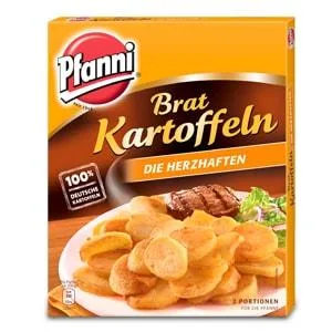 Pfanni farmers breakfast potato -ready dish fried potatoes with bacon & egg 100% German potatoes 1 x 400 g farmers breakfast 400 g (1 Pack) - product information 9