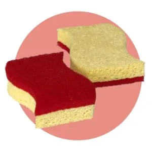 Spontex scouring sponge extra strong 2-pack scouring sponge extra strong 2-pack - Picto