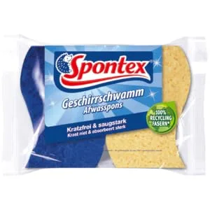 Spontex dish sponge 2-pack scratch-free & absorbent 2-pack dish sponge 2-pack - Packshot