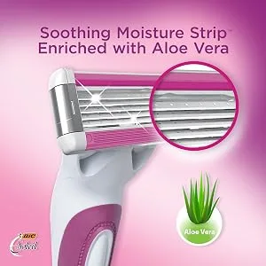 BIC Soleil Click 5 Women's Disposable Razor, Five Blade, 1 Handle and 10 Cartridges, For a Smooth and Close Shave - BIC Soleil Click 5 Women