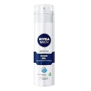 Nivea for Men Shaving Gel Sensitive 200ml 1x 200ml - NIVEA MEN SENSITIVE RASIERGEL