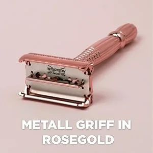 Wilkinson Sword Intuition Replacement Blades Rose Gold 1 Piece (Pack of 1) - Metall Griff In Rosegold