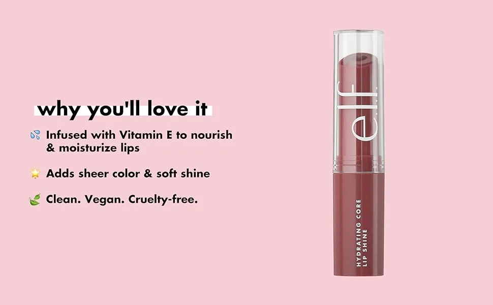 elf Hydrating Core Lip Shine Lovely Lovely 1 piece (1 pack) - Core