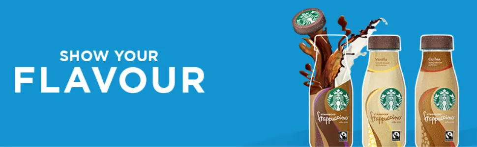 STARBUCKS Frappuccino Refreshing milk drink to go Coffee 250 ml - blau
