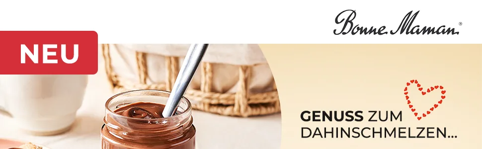 Bonne Maman Hazelnut & Cocoa Cream 360g - Haselnuss Kakao 01