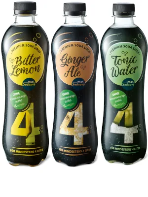 Sodapop PREMIUM ESSENCE - Soda syrup in the 500ml PET bottle Bitter Lemon - Premium Essenzen
