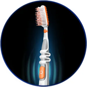 Dr.Best Vibration Breath Fresh Toothbrush Medium (1 piece) for up to 50 percent better accessibility between the teeth - dr.best