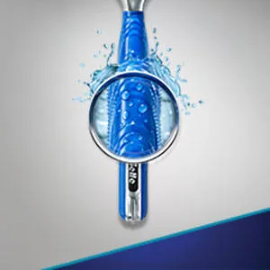 Gillette Mach3 Start razor for men with AquaGrip handle for a secure hold even when wet blue 1 piece (1 pack) - 360°Aqua-Grip Griff