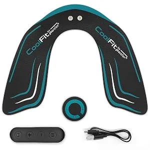 CoolFit EMS HipsTrainer - For more tone and strengthening of the muscles black 1 piece (1 pack) - Hipstrainer