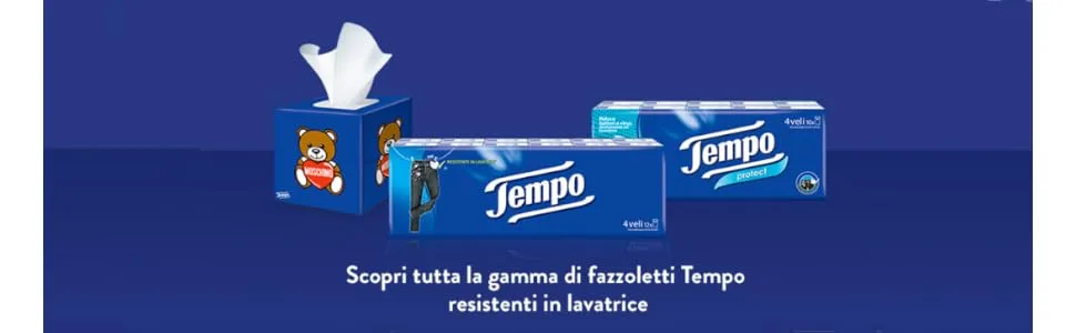 Tempo Classic handkerchiefs - 4-ply -56 packs White 9 pieces (pack of 56) - product information 5