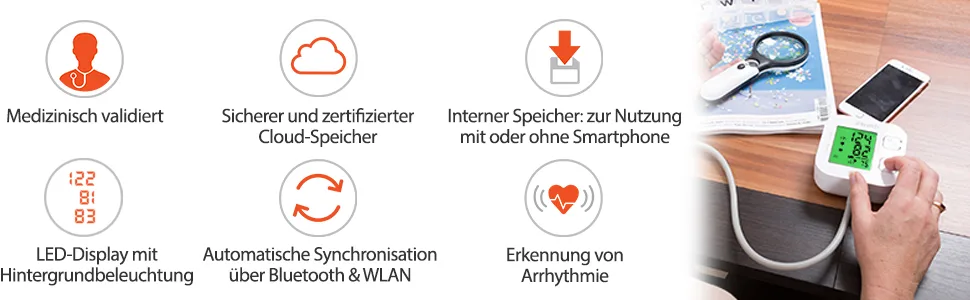 iHealth SENSE BP7 Connected Wrist Blood Pressure Monitor - product information 3