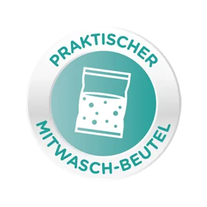 Dr. Beckmann Super White | Radiant & long-lasting brilliant white | Against greying & yellowing | Pack of 8 (8 x 80 g) - praktischer Mitwasch-Beutel
