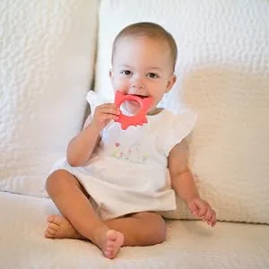 Dr Brown's Flexees Friends Fox Teething Ring - Fuchs-Beißring