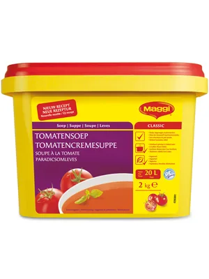 Maggi Tomato Cream Soup Hearty Tomato Soup Vegan 1 Pack (1 x 2kg) 2 kg (1 Pack) - Maggi