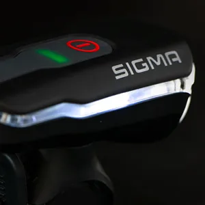 SIGMA SPORT bicycle lighting AURA 60 USB 60 LUX front light StVZO approved waterproof USB rechargeable 3 light modes - AURA 60 USB - Lightguide