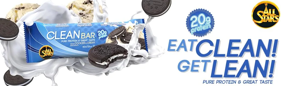 All Stars Clean Bar Cookie Dough 18-pack (18 x 60 g) - product information 1