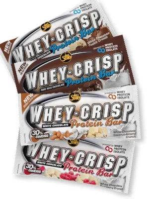 All Stars Whey-Crisp Bar White Chocolate Cookie Crunch 24Pack (24 x 50 g) White Chocolate Cookie Crunch 25 x 50g - Whey Crisp Bar