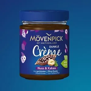 M venpick Hazelnut Cream Nut & Cocoa Premium Nut Spread 300g 300 g (1 pack) Nut Cocoa - HC NK