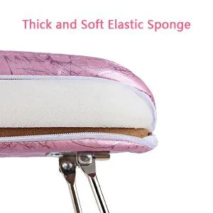 LXIANGN Nail Arm Rest, Microfiber Leather Manicure Hand Pillow Nail Hand Rest Cushion Pink for Nails Salon - nail tech desk