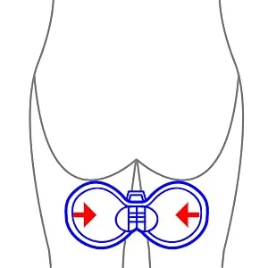 Hydas pelvic floor trainer 3031 1 pack (1 x 1 piece) blue - Beckenbodentraining